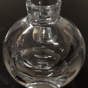 Clear Crystal Glass Decorative Vase
